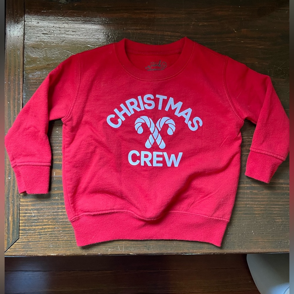 Christmas crew - crew neck toddler sweatshirt